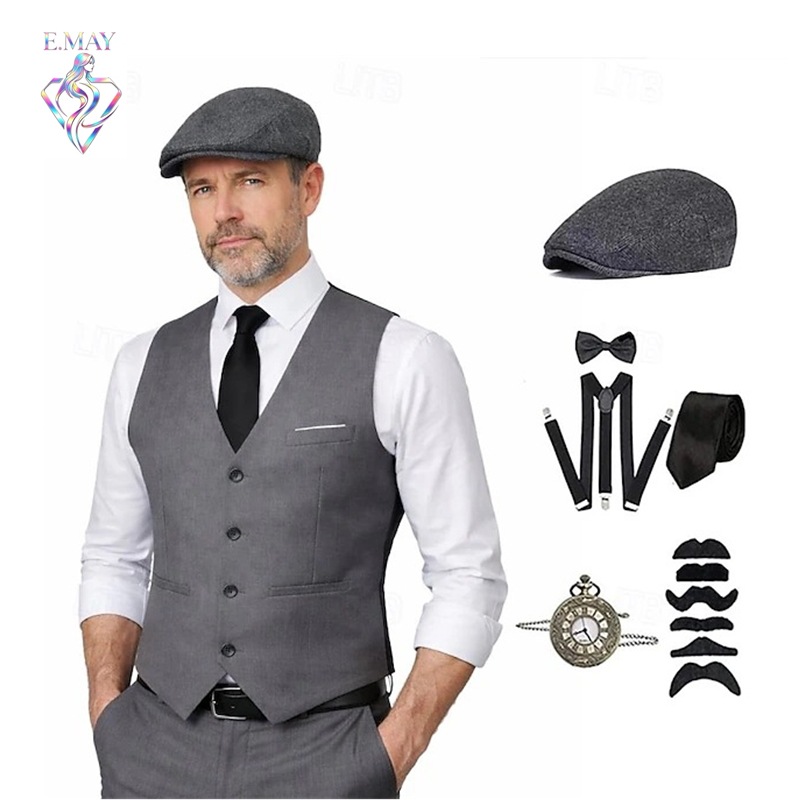 Men'S Accessories In The 1920S - 플러스 사이즈 남성용 1920년대 로어링 개츠비