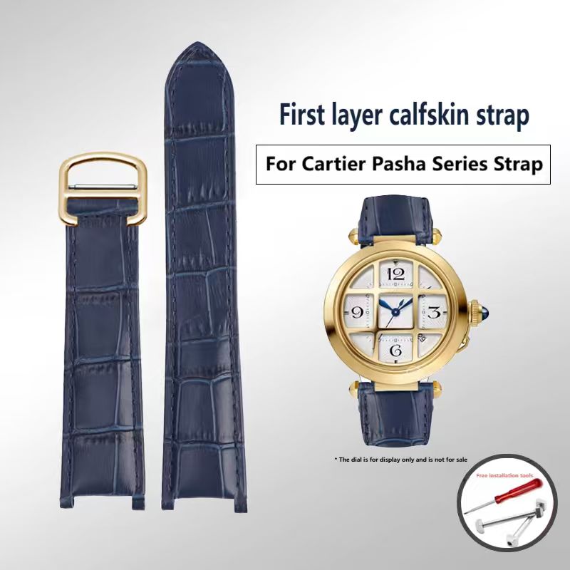Men'S Accessories Cartier - 까르띠에 파샤 정품 가죽 시계 밴드