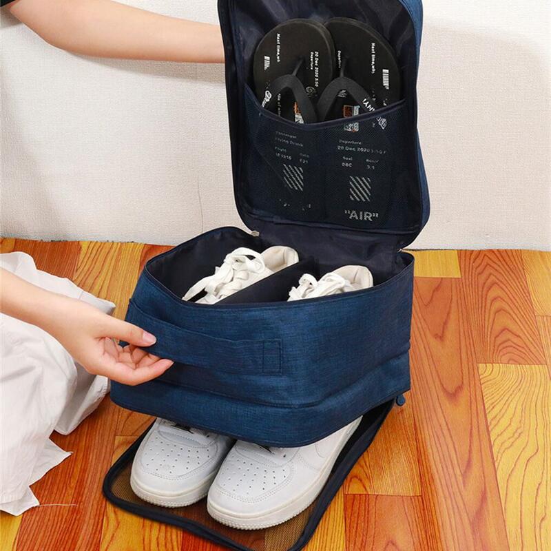 Men'S Accessories Types - 3 레이어 신발 가방 여행용 수납