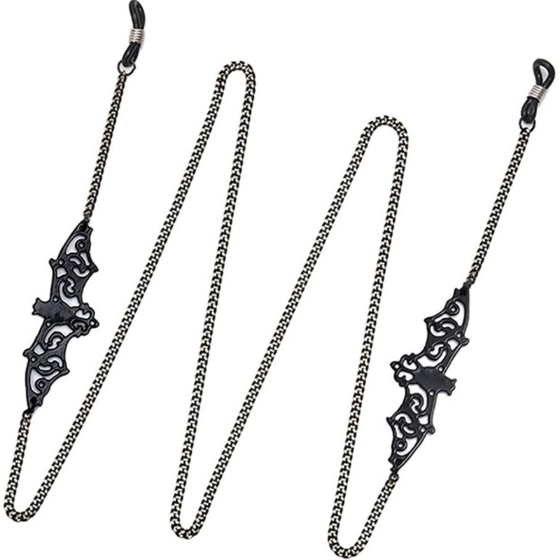 1-10PCS 고딕 박쥐 안경 체인 선글라스 장식 안경 - Men Accessories Neck Chain 리뷰 및 가격