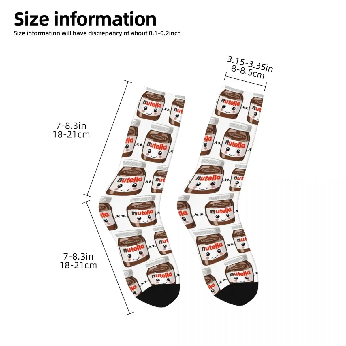 누텔라 큐티 양말, 하라주쿠 스타일의 매우 부드러운 긴 - Men Accessories All 리뷰 및 가격