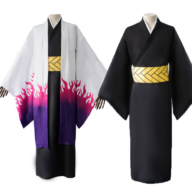 애니메이션 우부야시키 카가야 코스프레 코스튬 풀 세트, - Men'S Kimono Accessories 리뷰 및 가격