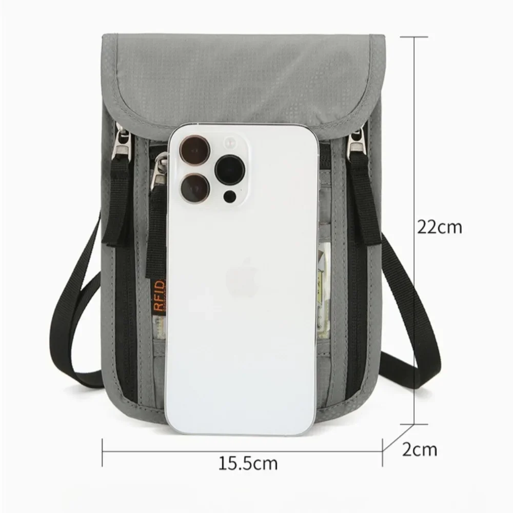RF ID 차단 기능이 있는 여행용 목걸이형 지갑, 남 - Travel Organizer Men 리뷰 및 가격