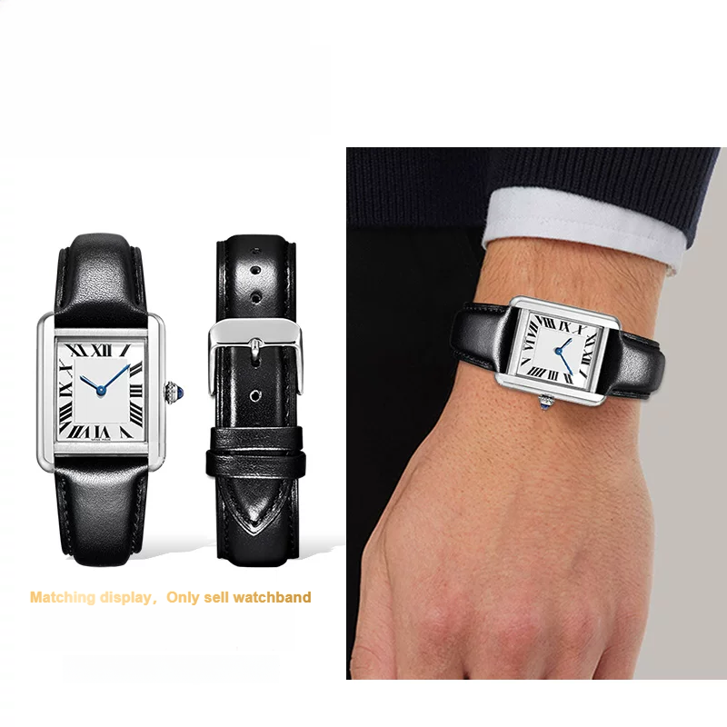 까르티에 탱크 런던 솔로 시계용 정품 가죽 시계줄, 1 - Men'S Accessories London 리뷰 및 가격