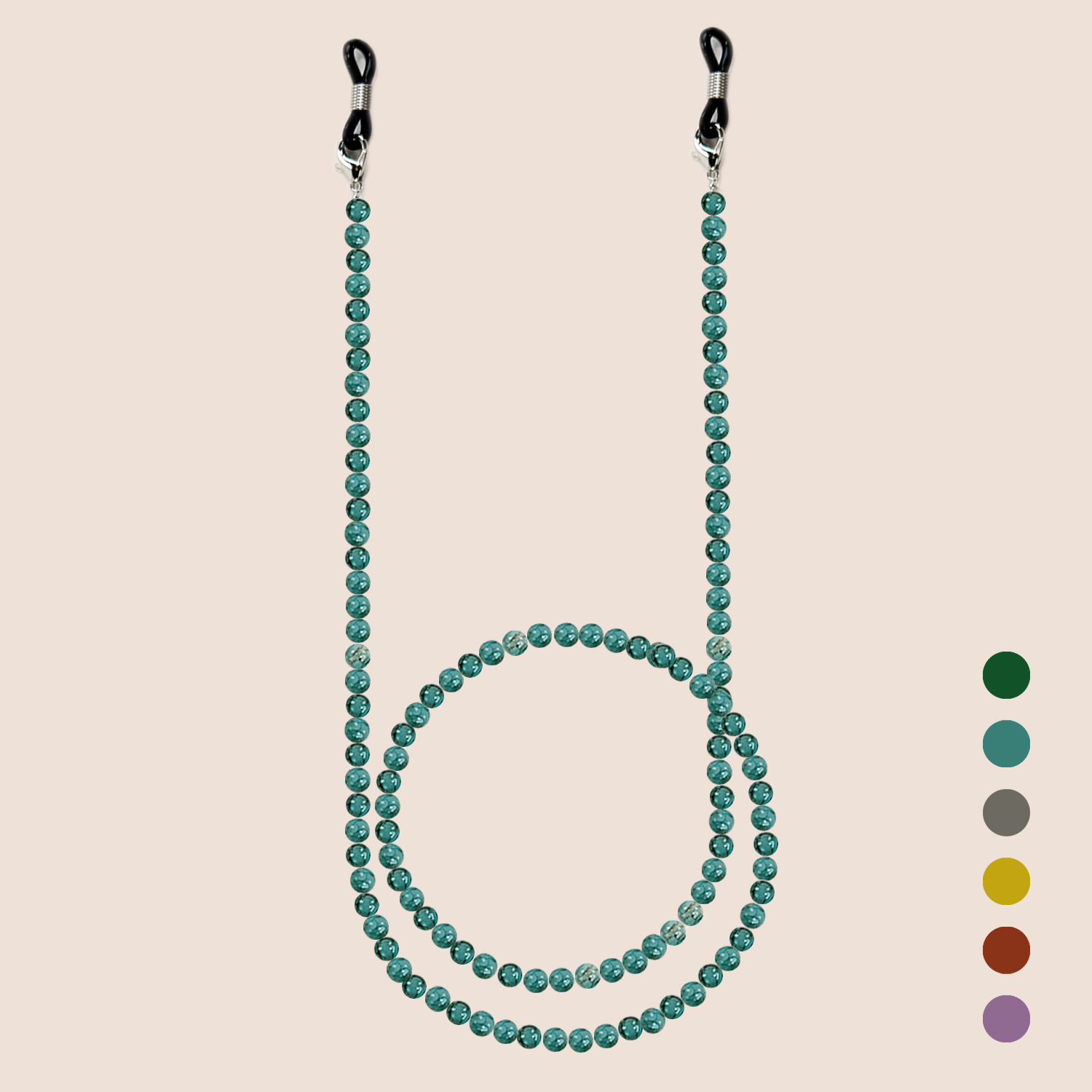 중국 스타일 유리 구슬 안경 체인 화려한 수제 레트로  - Men Accessories Neck Chain 리뷰 및 가격
