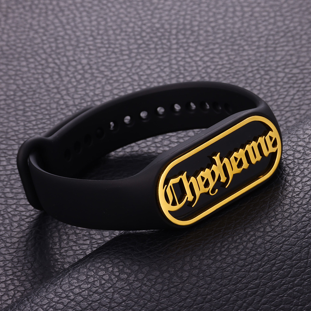 여성을위한 1Pcs 사용자 정의 이름 팔찌 남성 펑크  - Men Accessories All 리뷰 및 가격